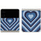 Blue Heart Pattern Galaxy Z Flip3 5G Skin